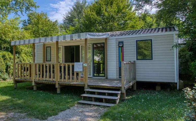 Mobil home pour 6 personnes, avec bassin pour enfant à Groléjac - 3