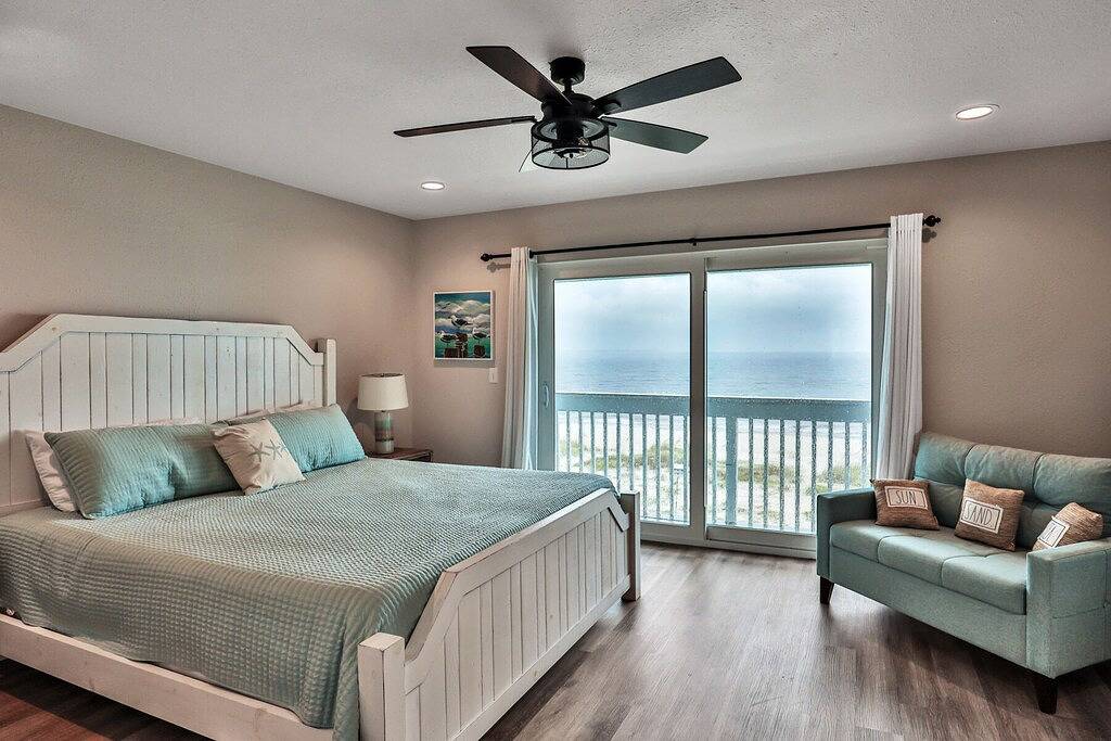 Beachfront Views! Covered Deck & Double Balconies in Saint Joe Beach, Emerald Coast