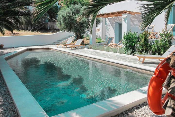 Maison d’hôte pour 4 personnes, avec piscine ainsi que vue et jardin dans Skyros - 4