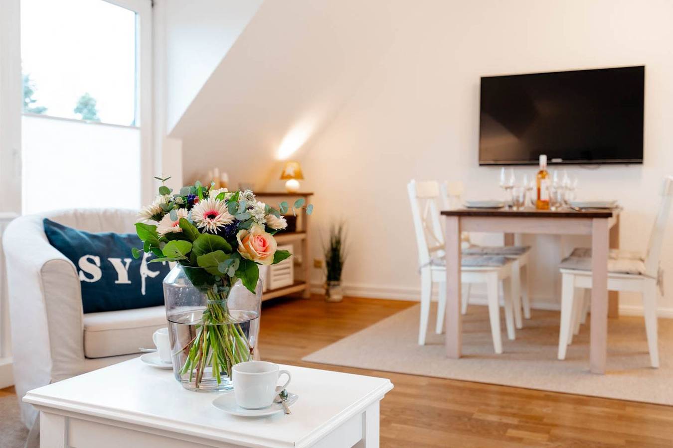 Ganze Wohnung, Diese Ferienwohnung ist genauso schön wie ihr Name: "Herzmuschel" in Tinnum, Sylt (Gemeinde)