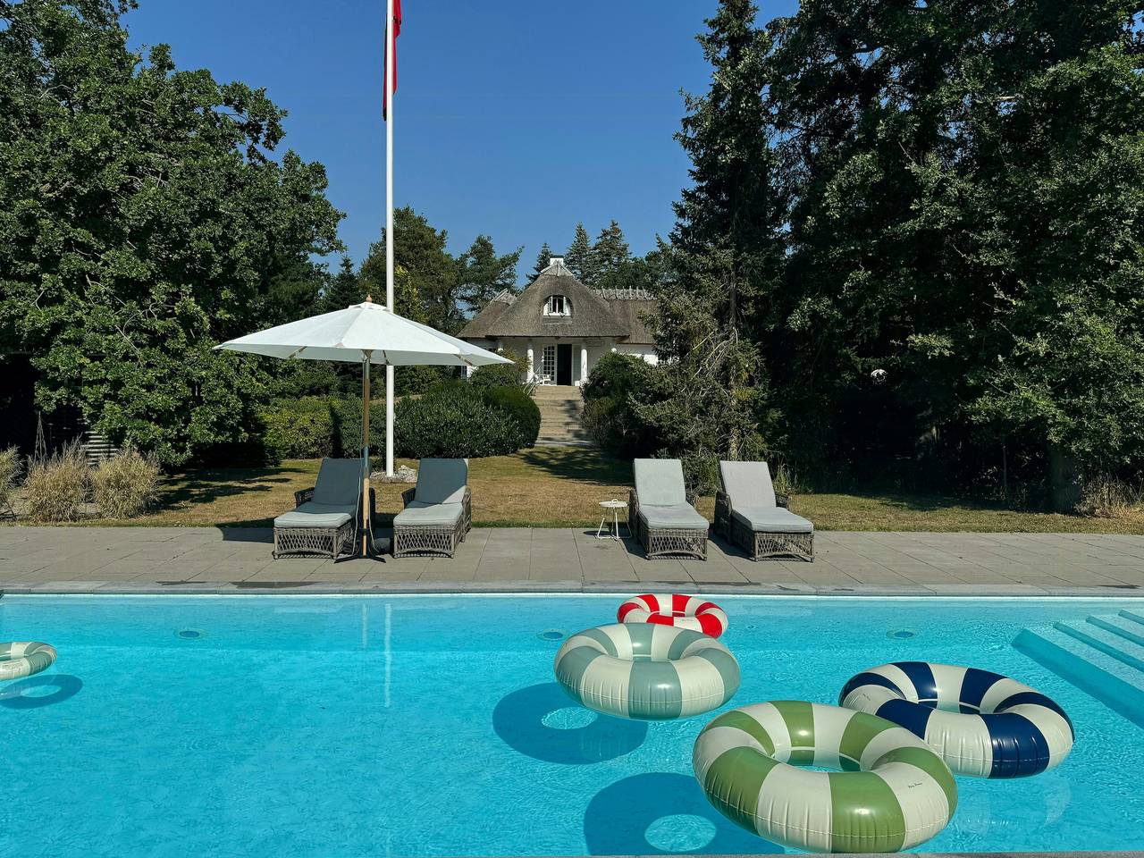 Historic beach villa with pool at Marielyst in Væggerløse, Swedish Baltic Sea