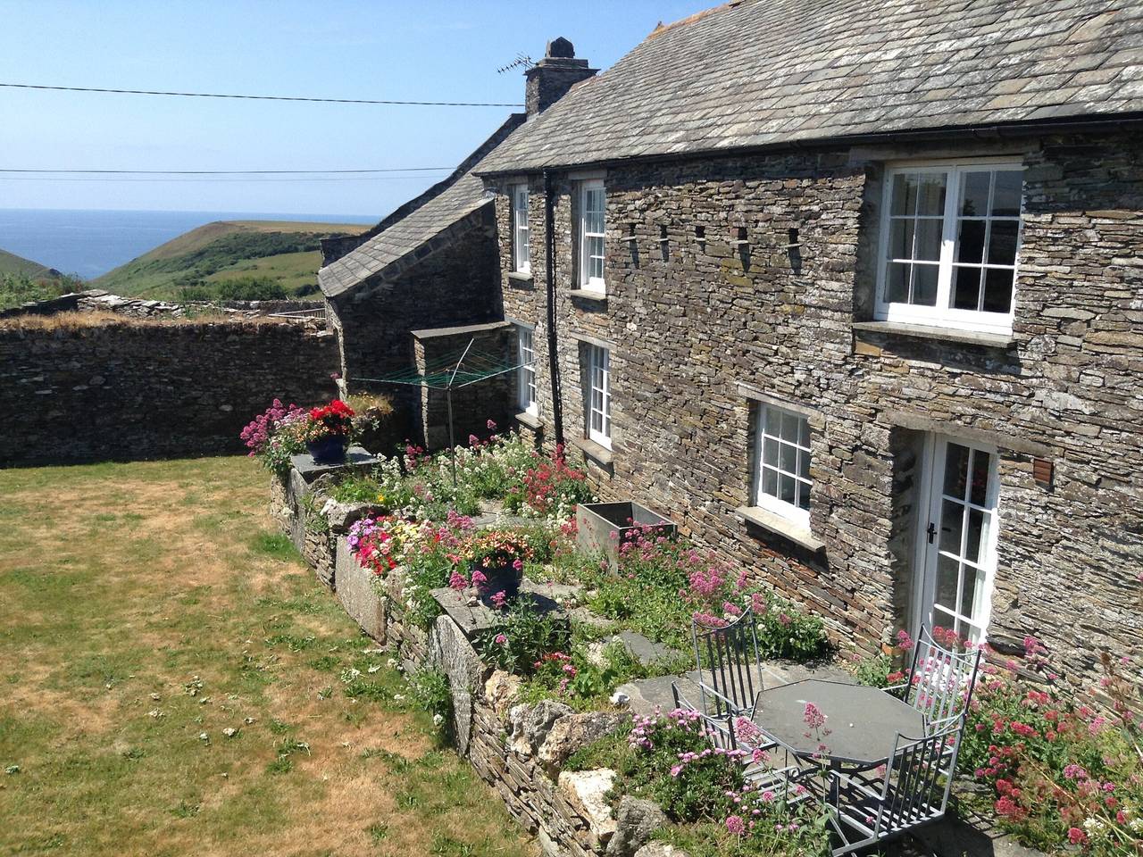 Casa rural para 4 personas con jardín in Trebarwith, Pentire Point - Widemouth
