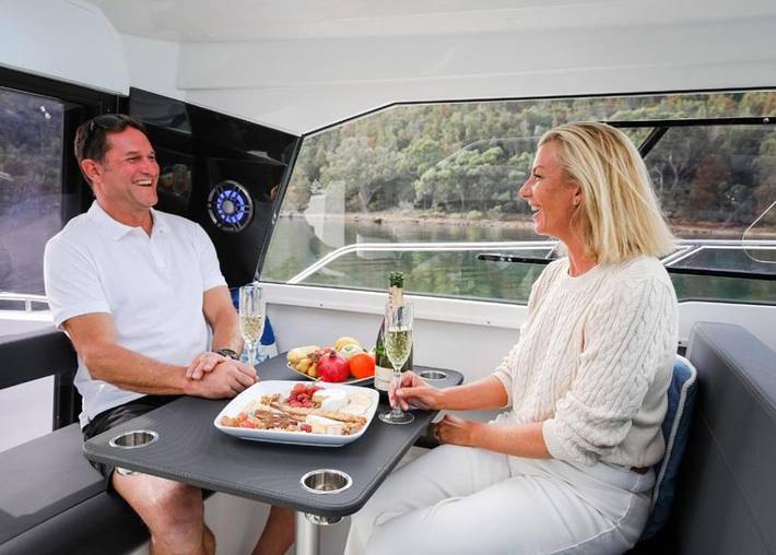 Boot für 2 Personen, mit Ausblick in Polnische Ostsee