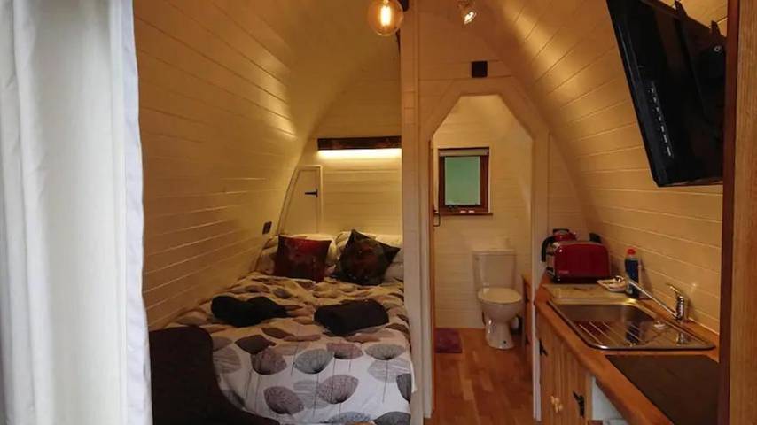 Camping für 2 Personen, mit Terrasse und Garten sowie Ausblick im Snowdonia - 3
