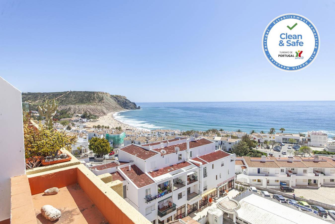 Ganze Wohnung, Ferienwohnung für 4 Personen mit Meerblick in Praia da Luz, Faro Distrikt