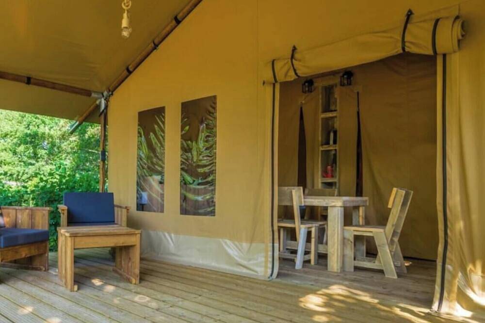 Zecamping 3* dog friendly locatif Bbq 5 pers in Sigean, Mittelmeerküste (Frankreich)