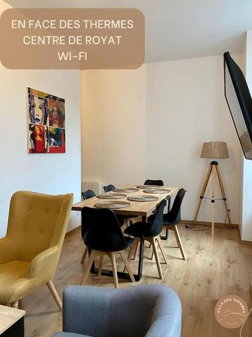 Gîte pour 6 personnes, avec vue dans Thermes de Royat Chamalières