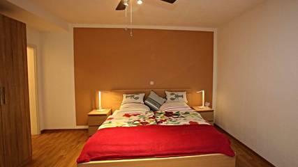 Ferienwohnung für 4 Personen, mit Terrasse und Garten, kinderfreundlich in Rheinhessen