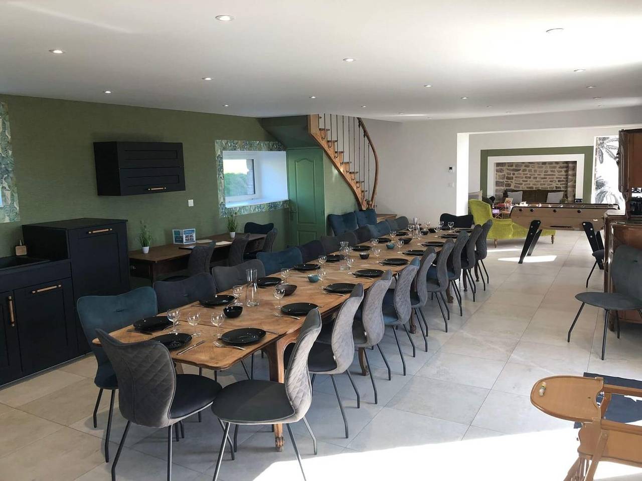 Maison des Bruyères 25pers : logements insolites, jacuzzi billard in Le Bény-Bocage, Région de Vire
