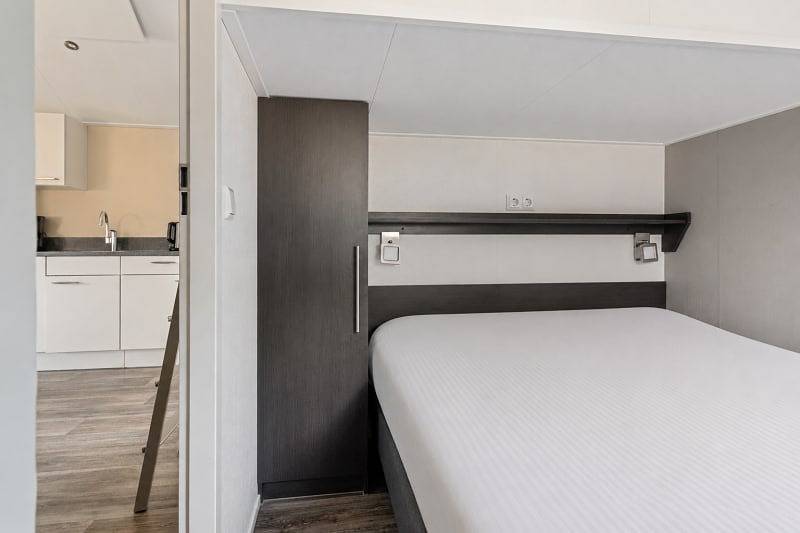 Caravan voor 6 personen met terras in Veluwe