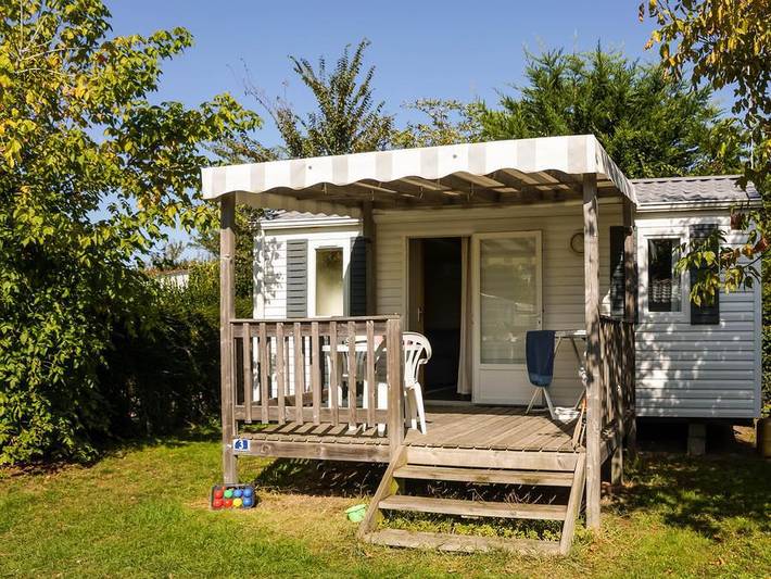 Camping Le Lagon Bleu - Mobilheim 2 personen - Mobilheim „Bikini“ mit 1 Schlafzimmer und Terrasse für 1–2 Personen in Notre-Dame-de-Monts, Vendée