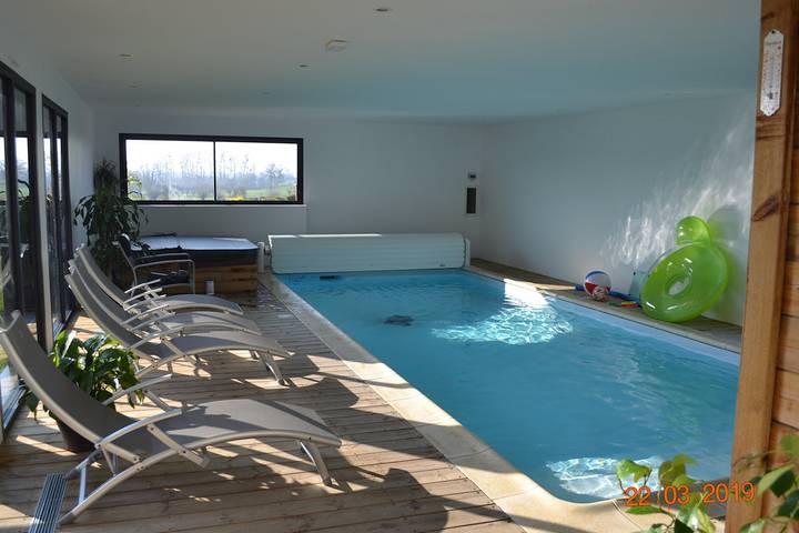 Gîte pour 5 personnes, avec terrasse et jardin à Saint-Martin-l'Hortier