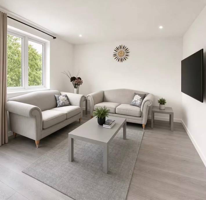Ganze Ferienwohnung, Convenient Modern Lrg 2 Bedroom w Wifi and Parking in Preston, Lancashire