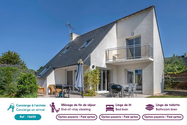 Location de vacances pour 7 personnes, avec jardin et balcon dans Penvins - 2