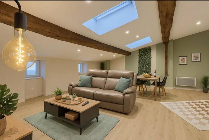 Appartement de vacances pour 4 personnes, avec Vue à Mâcon