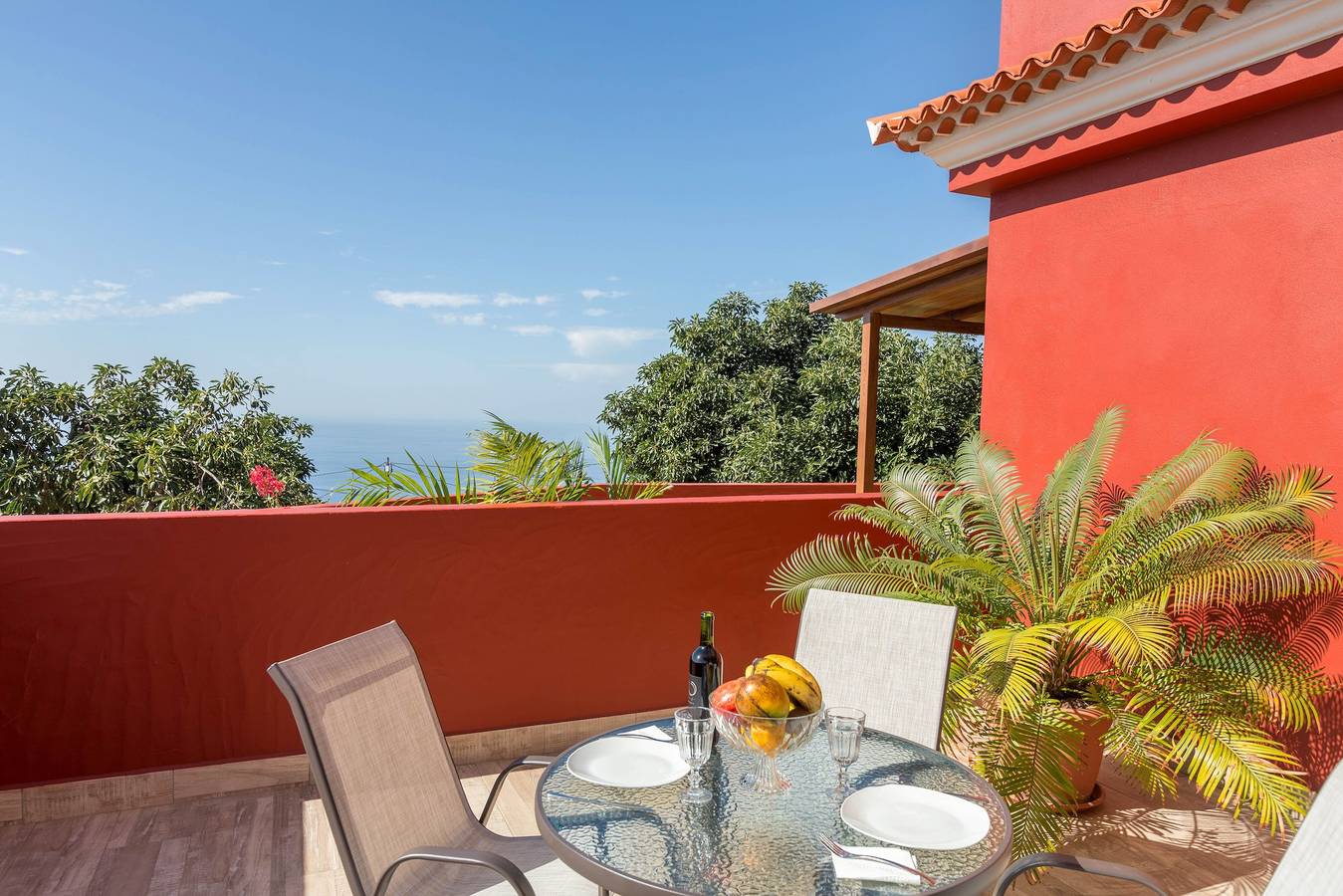 Ganze Wohnung, Ferienwohnung "Casa Quintana - Apartamento Ángela" mit Meerblick und Terrasse in Tijarafe, La Palma Nord