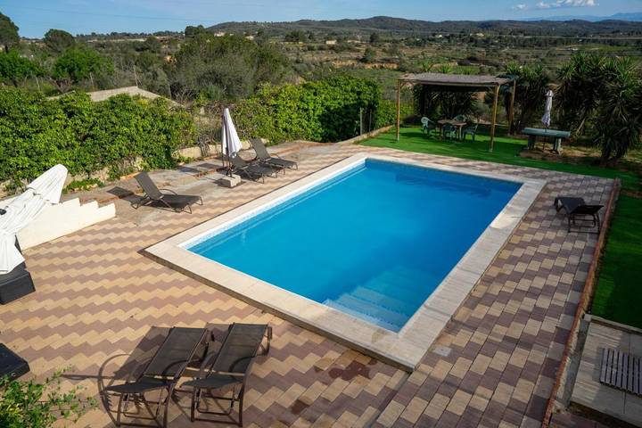 Chalet para 14 personas, con piscina además de vistas y jardín, Familias con niños en Ribera Alta (Valencia) - 4