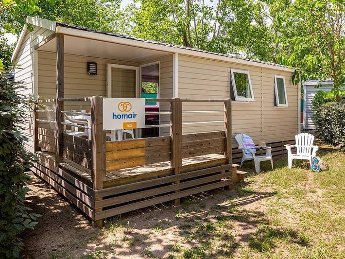 Camping Le Moulin de Kermaux - Mobilheim 4 personen - Comfort | 2 Schlafz. | 4 Pers. | Einfache Terrasse | Tv in Carnac, Côte des Mégalithes