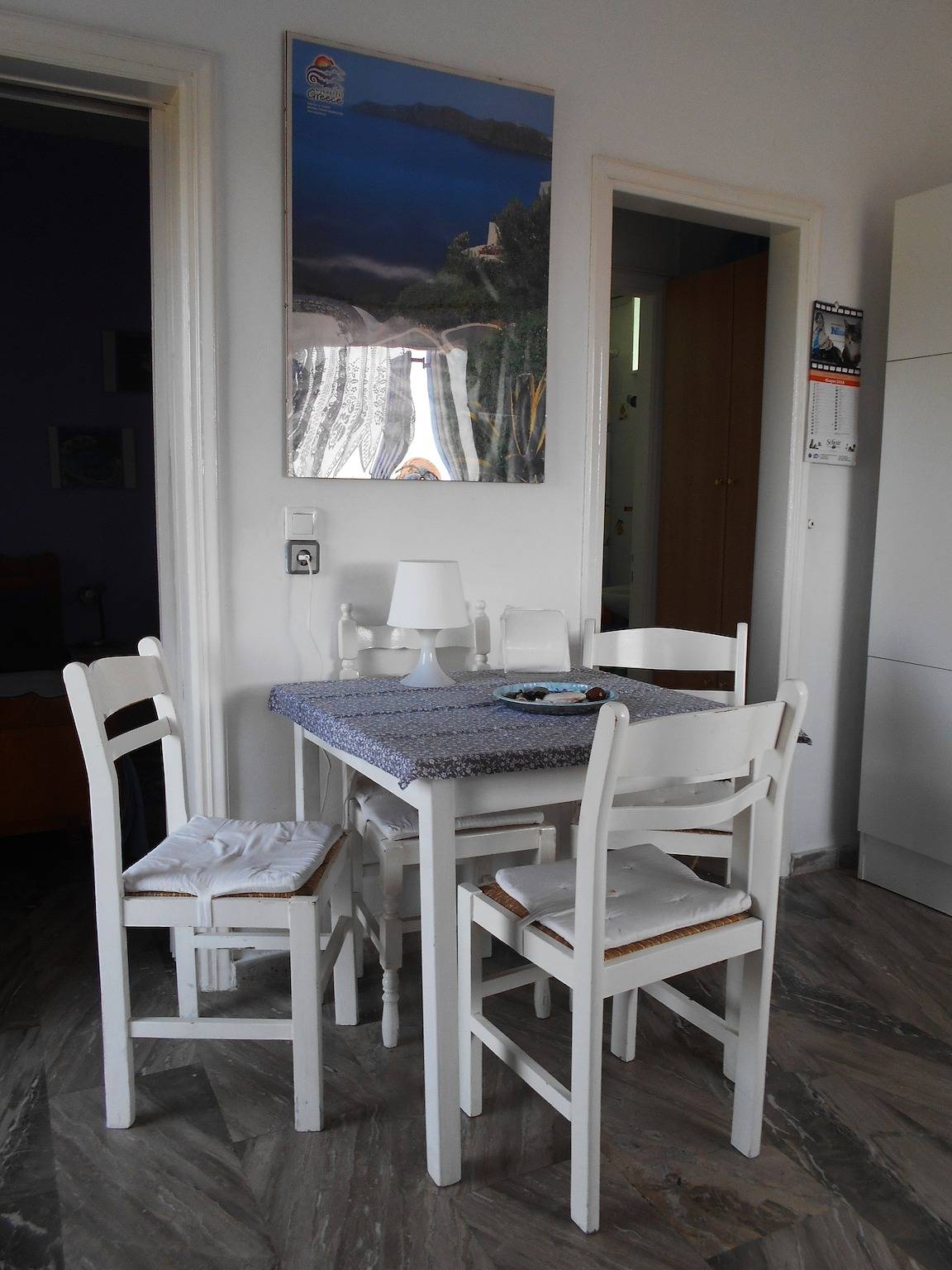 Ganze Wohnung, Apartment mit Terrasse in Marathokampou 33 m² in Kampos Marathokampou, Marathokambos