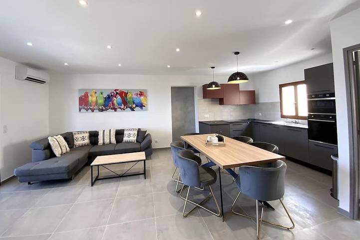 Appartement de vacances pour 6 personnes, avec balcon