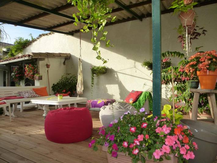 Location de vacances pour 2 personnes, avec jardin, animaux acceptés à Puynormand