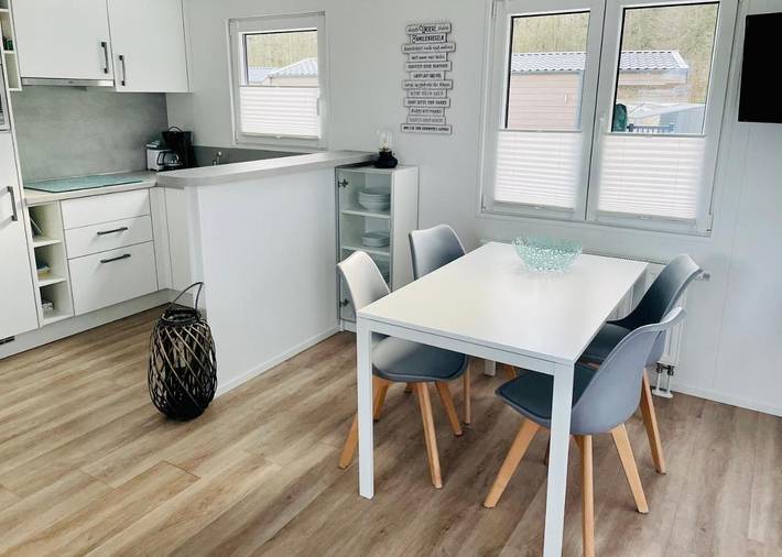 Chalet für 4 Personen, mit Terrasse und Garten sowie Ausblick in Scharbeutz
