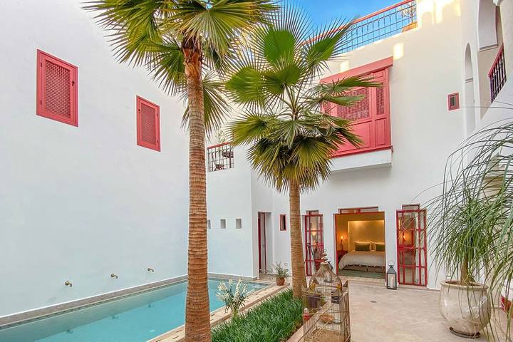 Villa pour 10 personnes, avec balcon à Marrakech