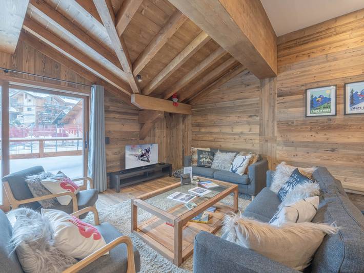 Gîte pour 8 personnes, avec terrasse dans Office de Tourisme de l'Alpe d'Huez - 2