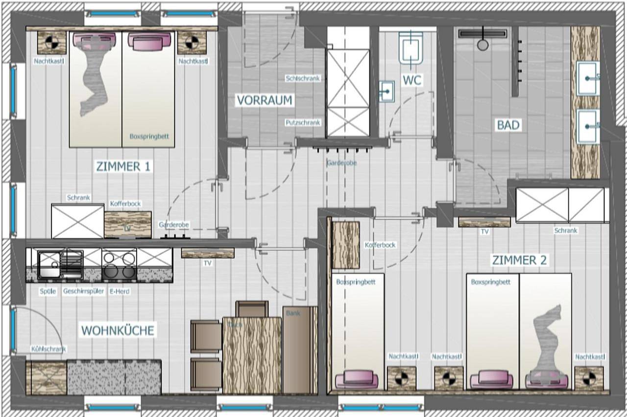 Ganze Wohnung, Apartment with Terrace in Hintertuxer Gletscher, Hintertux