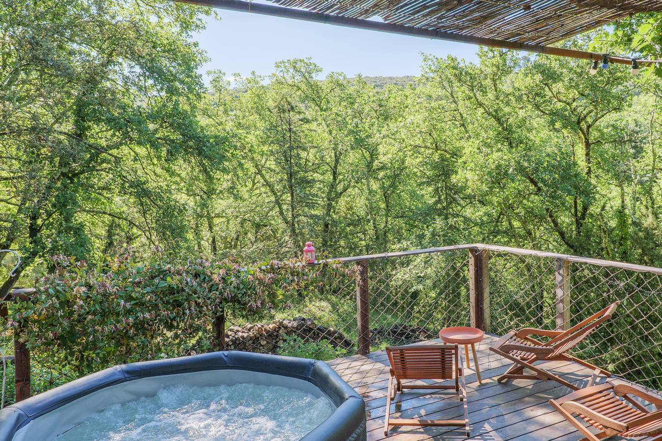 Holzhaus/Cabane – Pont d’Arc – Natur & Ruhe in Salavas, Gorges de l’Ardèche