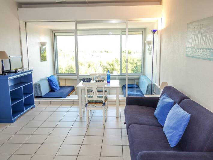 Ferienwohnung für 2 Personen, mit Balkon und Terrasse sowie Garten und Ausblick in Bandol - 3