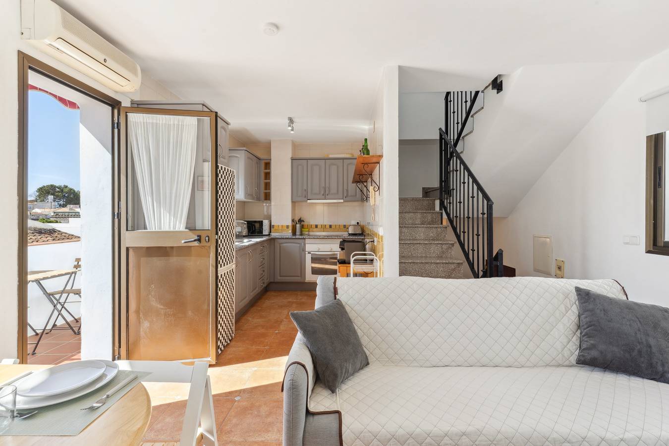 Casa de vacaciones 'Casa Centro' con vistas al mar, Wi-Fi y aire acondicionado in Mijas Pueblo, Mijas