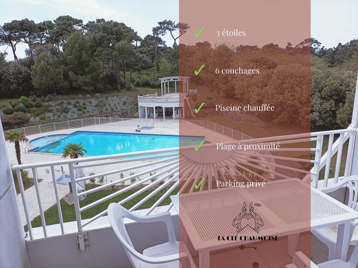 Location de vacances pour 4 personnes, avec balcon à Château-d'Olonne