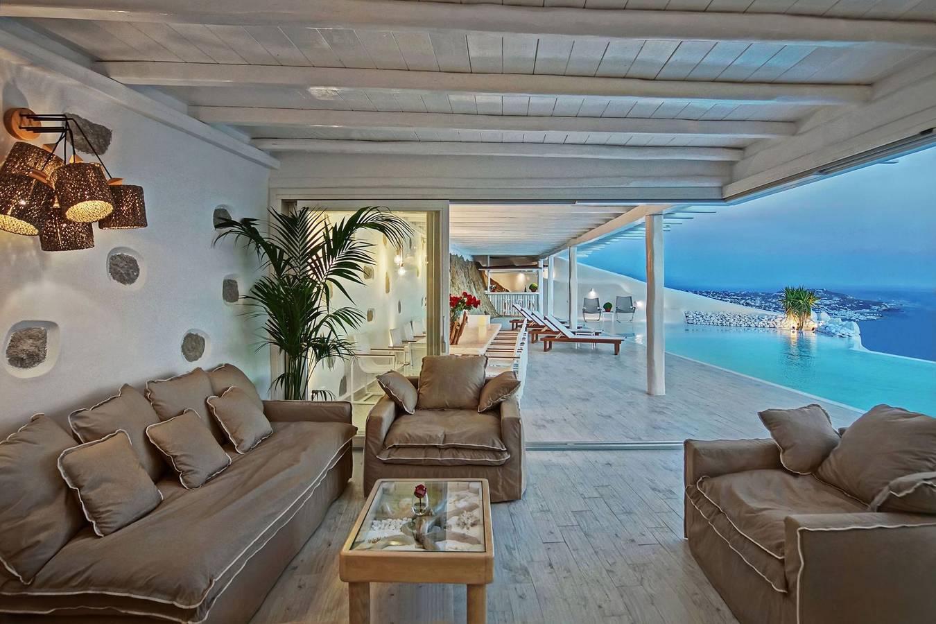 Exquisite Mykonos Villa | Villa Golden Sun 8 Bedroom | Panoramic Sea View in Faros Armenistis, Mykonos