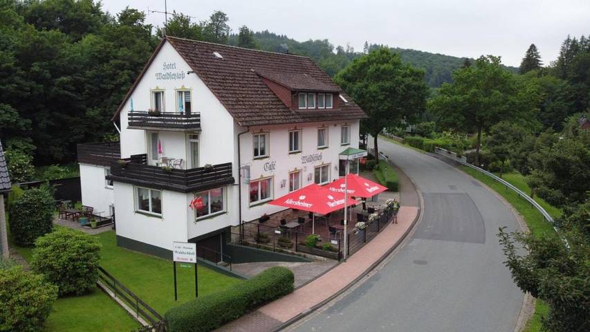 Ferienhaus, mit Terrasse und Garten sowie Sauna und Ausblick in Holzminden - 3