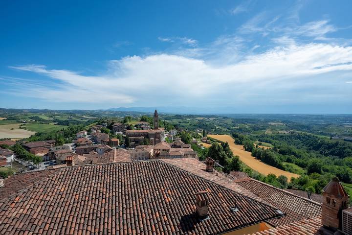 Appartamento per 4 persone, con Balcone e Terrazza nonché Panorama a Monforte d'Alba