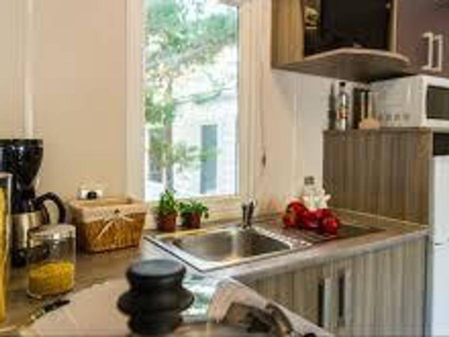 Flower Camping Les Granges - Mobilheim 5 personen - Loggia Komfort in Luynes, Tours und Umgebung