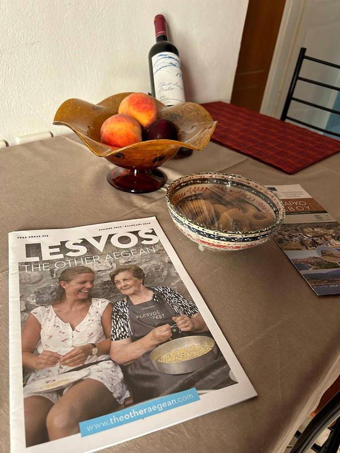 Last minute apartment voor 4 personen, met uitzicht en tuin in Lesbos