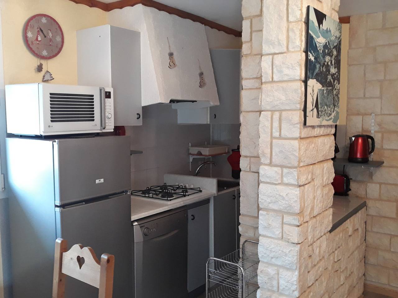 Appartement entier, Appart cosy 5pers, terrasse, parking, wifi, proche télésiège in La Toussuire, Fontcouverte-la-Toussuire