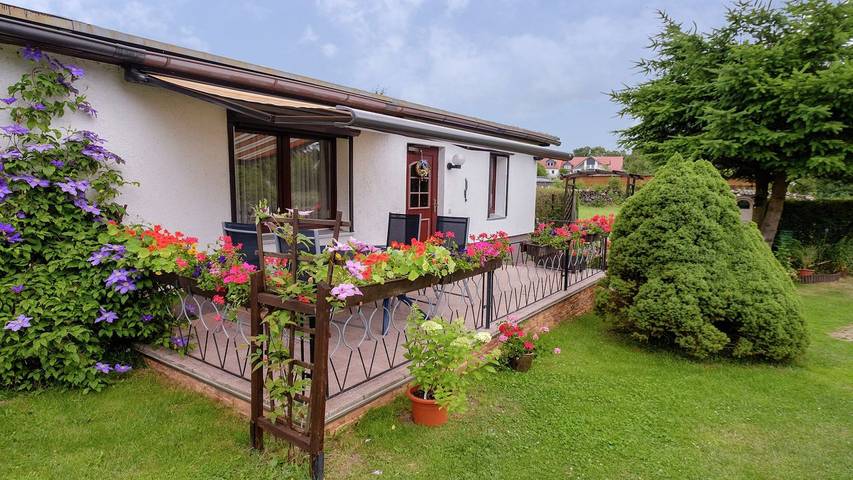 Ferienhaus für 4 Personen, mit Pool und Garten sowie Terrasse, mit Haustier im Harz