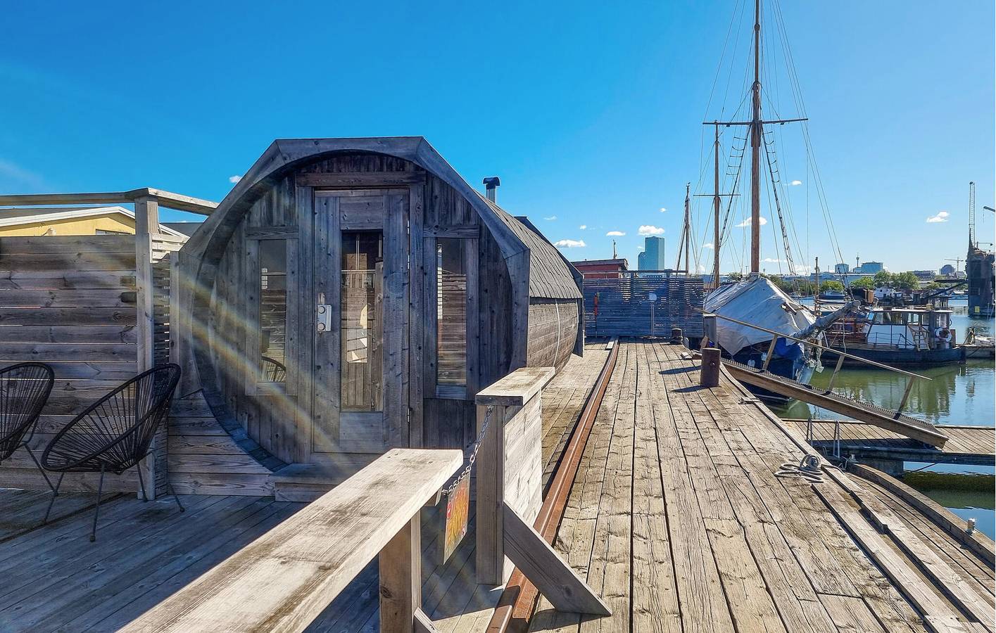 House Boat for 6 people with view in Gothenburg, Västergötland