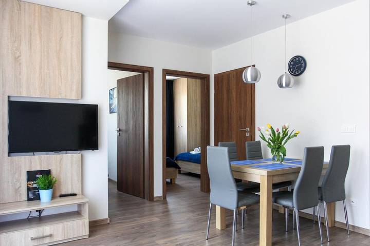 Ośrodek wypoczynkowy dla 4 osób, z basen, zwierzęta dozwolone na Pomorze