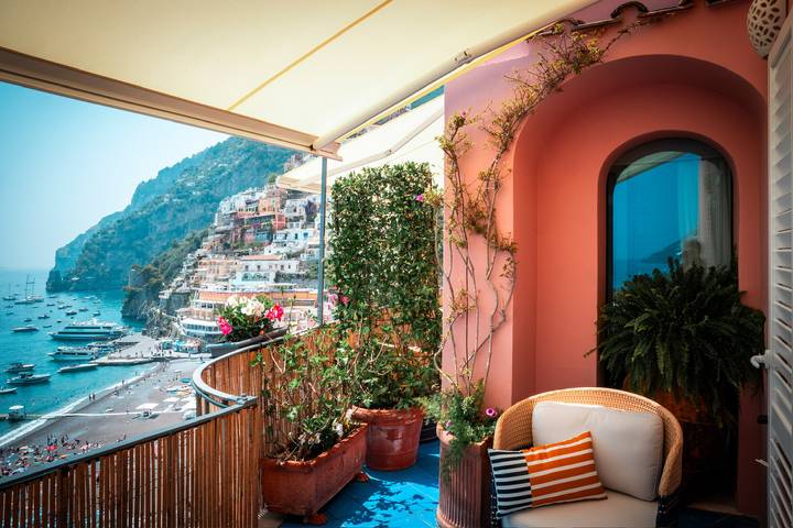 Villa für 8 Personen, mit Balkon/Terrasse und Meerblick sowie Ausblick, mit Haustier in Positano - 4