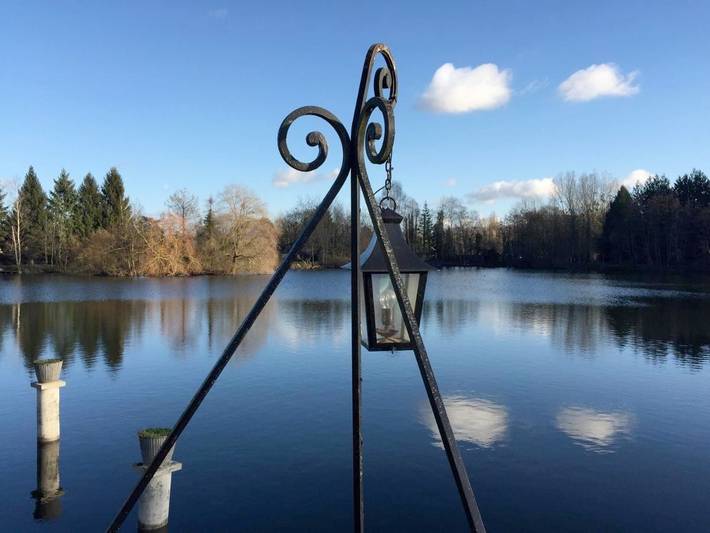 Chambre d’hôte pour 2 personnes, avec vue ainsi que vue sur le lac et jardin dans Parc naturel régional du Vexin Français - 2