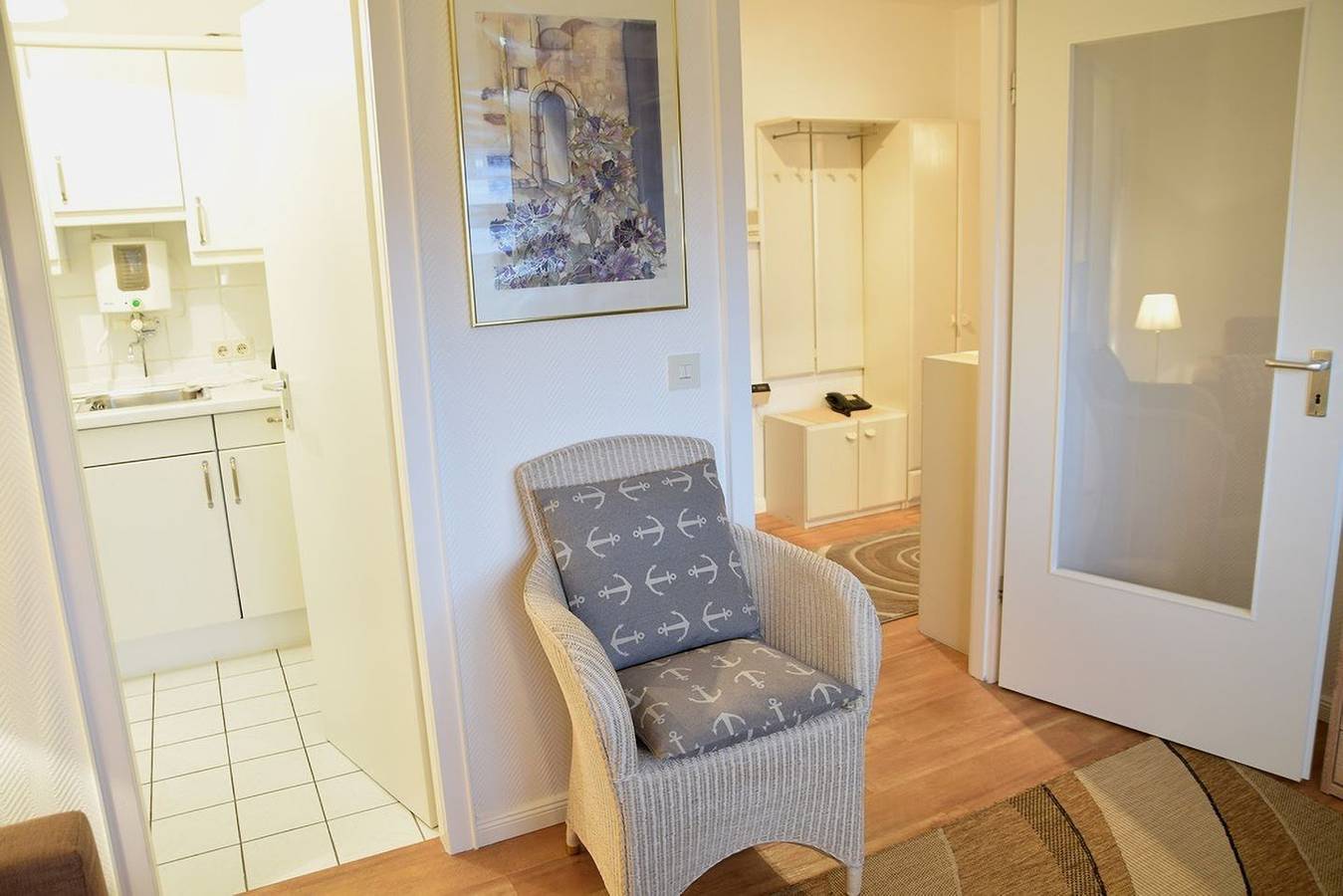 Ganze Wohnung, Gemütliches 2-Zimmer-Appartement mit Balkon, Schwimmbad & Sauna in Westerland in Westerland, Sylt (Gemeinde)