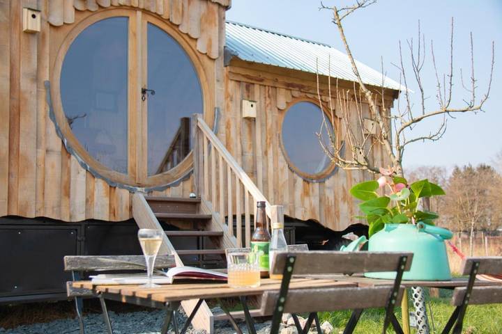 Gîte pour 4 personnes, avec Terrasse ainsi que Jardin et Vue dans Werchter