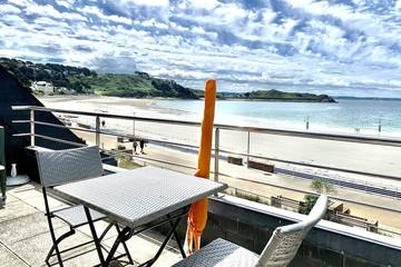Gîte pour 4 personnes, avec terrasse dans Plage Tresmeur