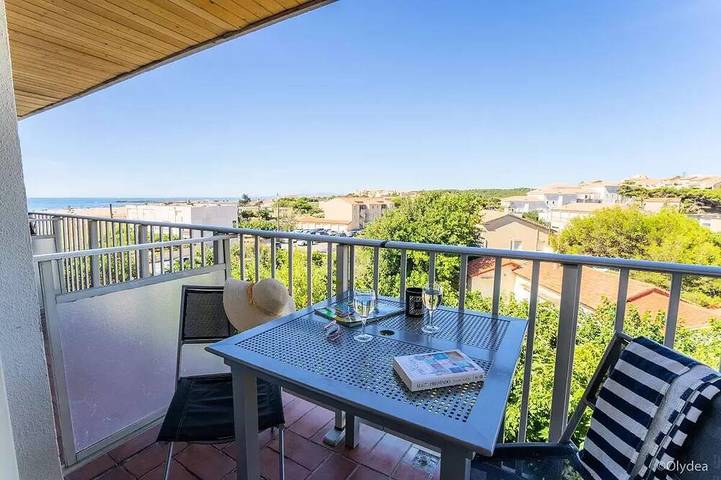 Gîte pour 2 personnes, avec balcon, animaux acceptés dans Office De Tourisme Saint Pierre La Mer - 2
