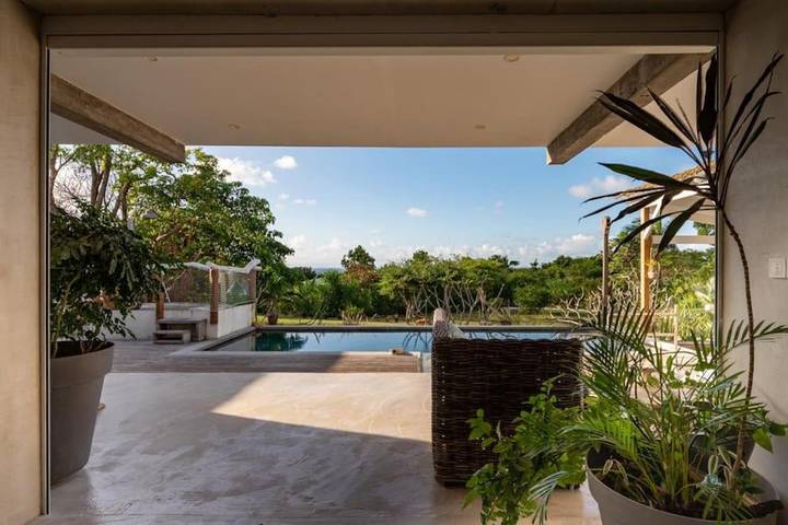 Location de vacances pour 6 personnes, avec vue ainsi que jardin et piscine dans Saint-Louis (Marie-Galante) - 2