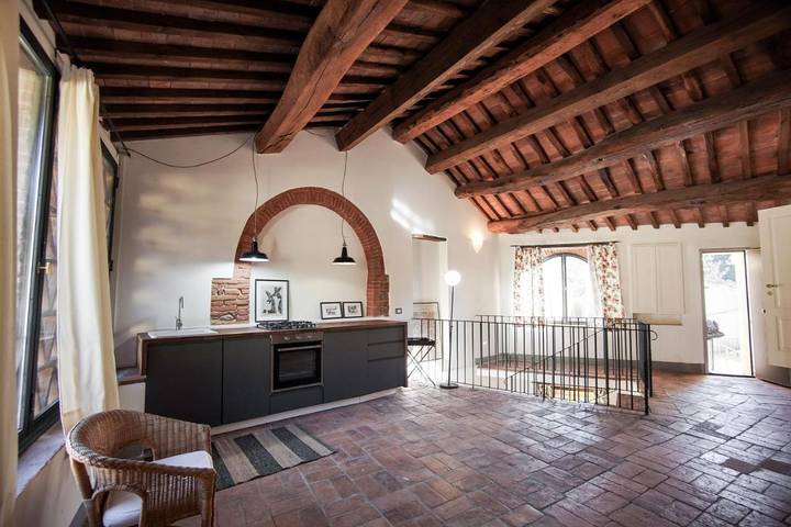 Chambre d’hôte pour 6 personnes, avec Balcon et Terrasse ainsi que Jardin et Vue à Calci